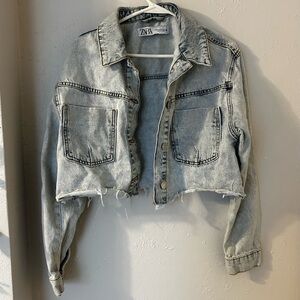 Zara Light Blue Denim Jacket